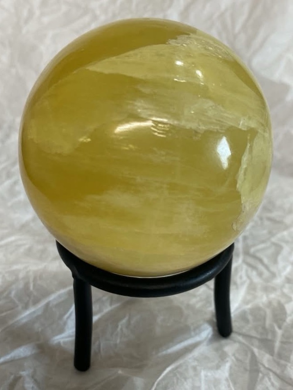 Lemon Calcite Sphere